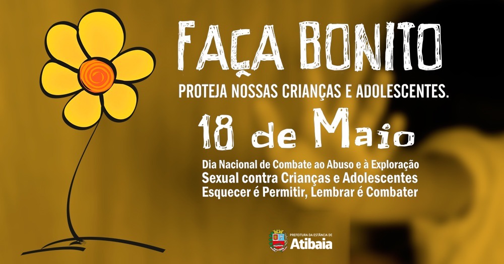 Prefeitura de Atibaia alerta contra abuso e exploração sexual de crianças