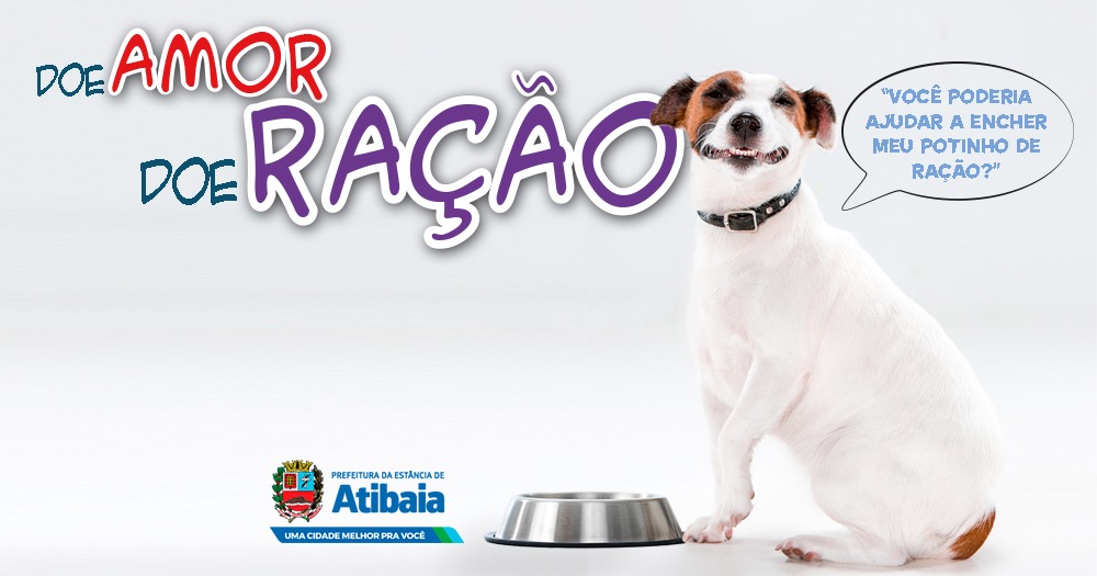 Atibaia lança campanha de arrecadação de ração para animais resgatados