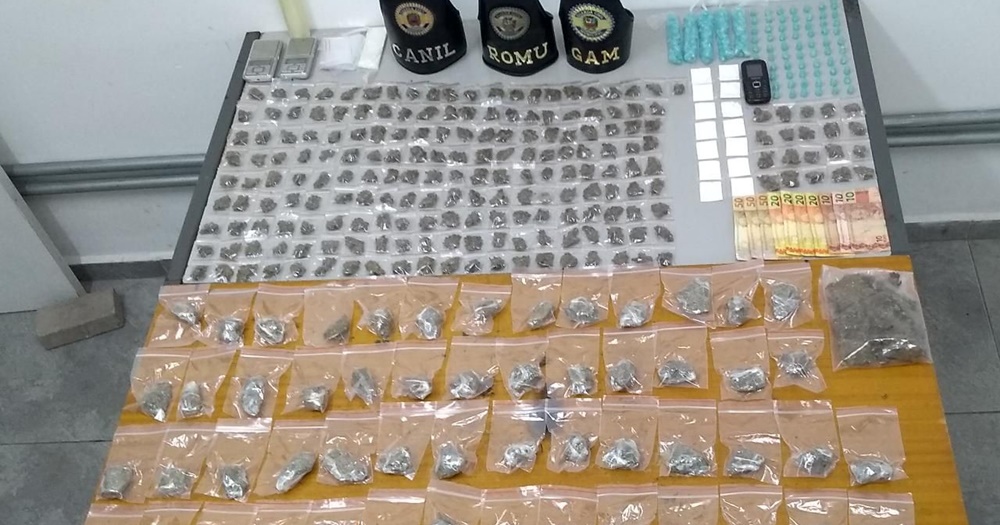 GCM apreende adolescente por tráfico de drogas no Bairro do Tanque