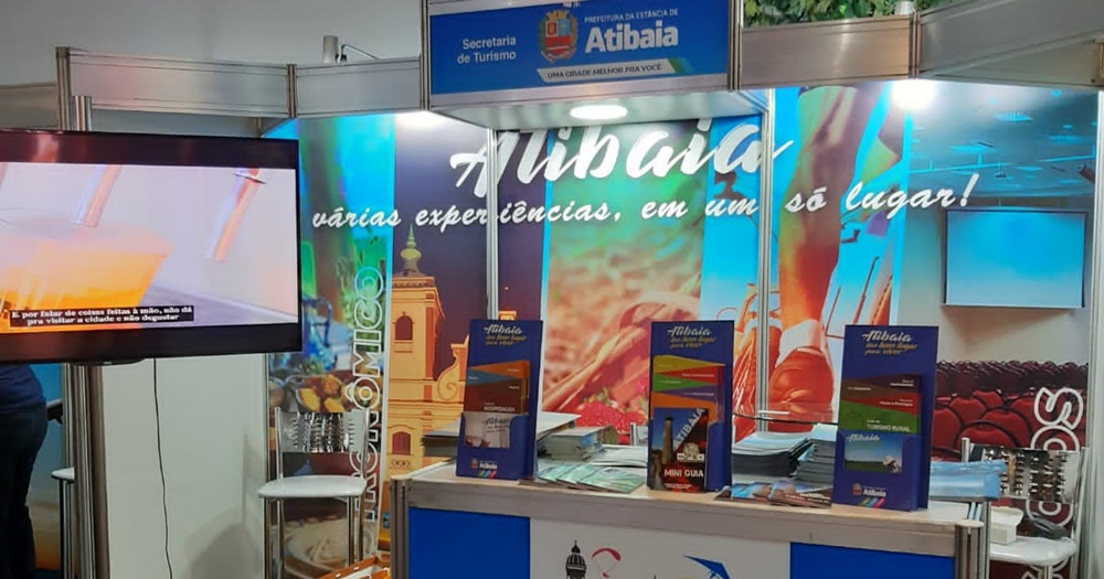 Atibaia marcou presença em congresso nacional e feira de negócios turísticos