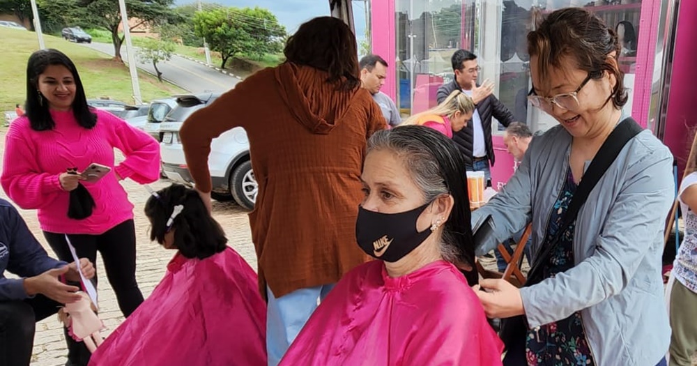 Ação solidária Doe seu Cabelo arrecadou 353 mechas em Atibaia