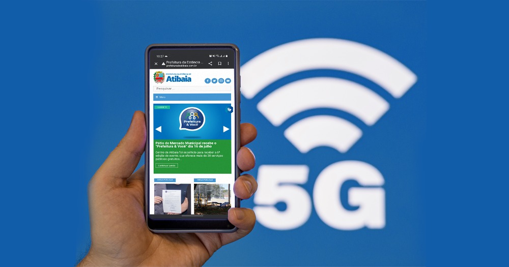 Prefeitura envia à Câmara projeto de lei para viabilizar tecnologia 5G em Atibaia