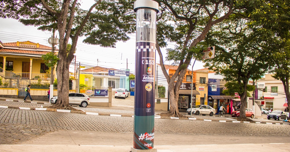 Prefeitura de Atibaia instala totens de monitoramento para ampliar segurança