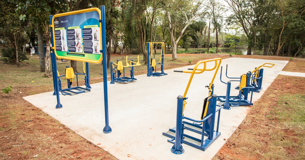 Prefeitura inaugura primeira academia adaptada ao ar livre de Atibaia