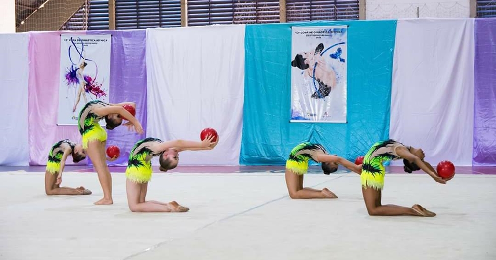 Equipe de ginástica rítmica de Atibaia se classifica para Jogos Abertos
