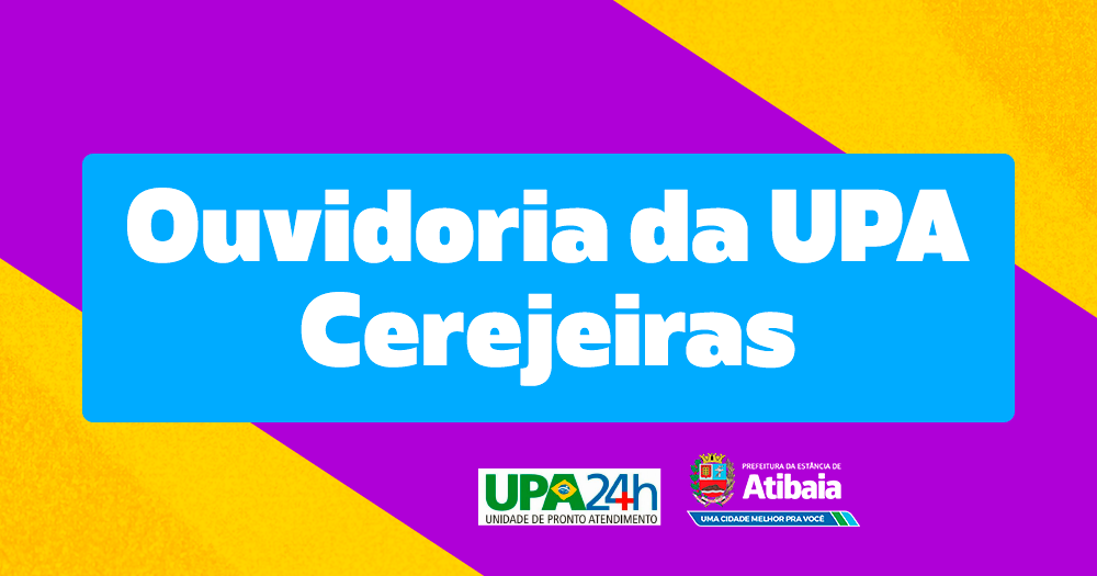UPA Cerejeiras agora conta com canal de Ouvidoria exclusivo