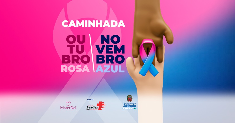 1ª Caminhada Rosa e Azul acontece neste domingo (6)