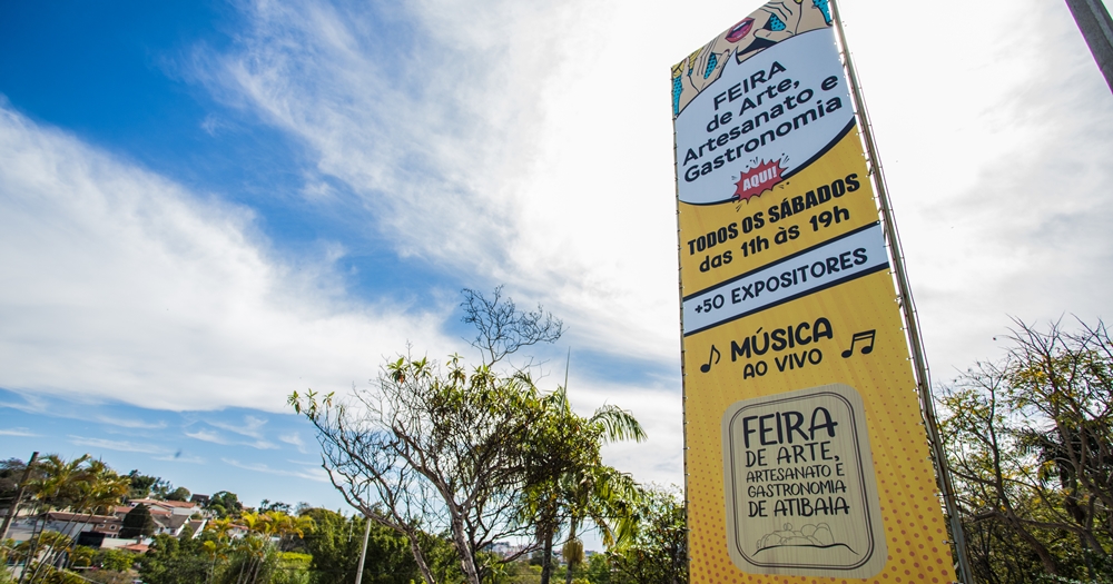 Feira de Arte, Artesanato e Gastronomia de Atibaia acontece todos os sábados no Balneário Municipal