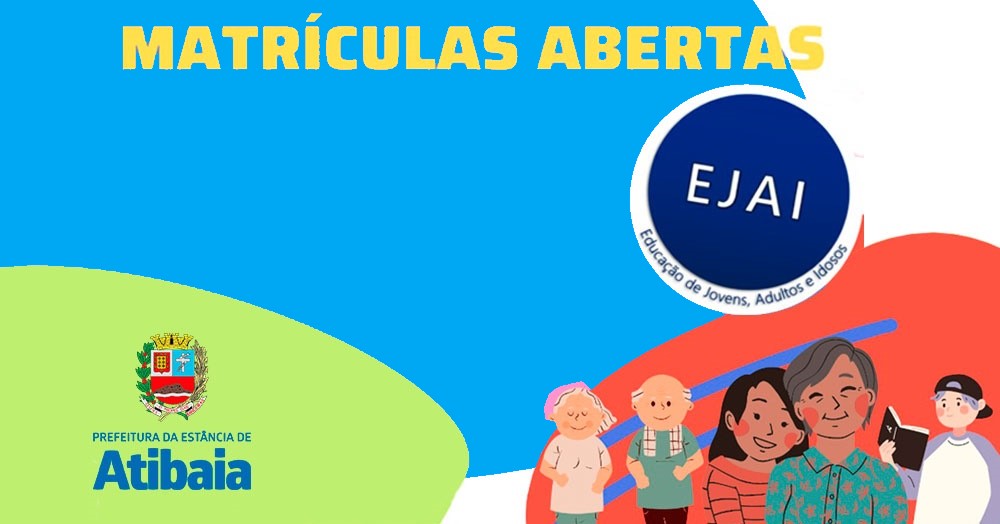 Prefeitura de Atibaia está com matrículas abertas para Educação de Jovens, Adultos e Idosos