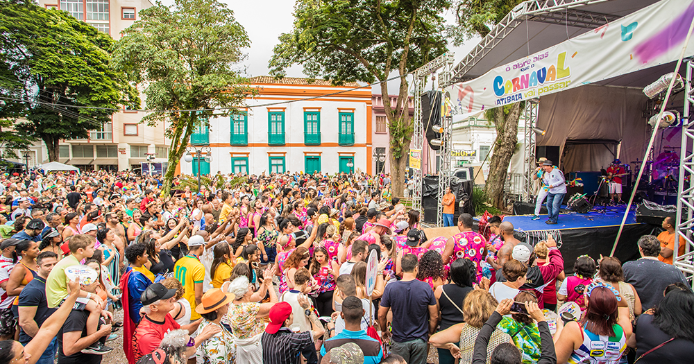 segundo dia de carnaval em Atibaia 