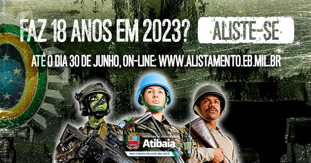 O ALISTAMENTO MILITAR 2022 JA COMEÇOU