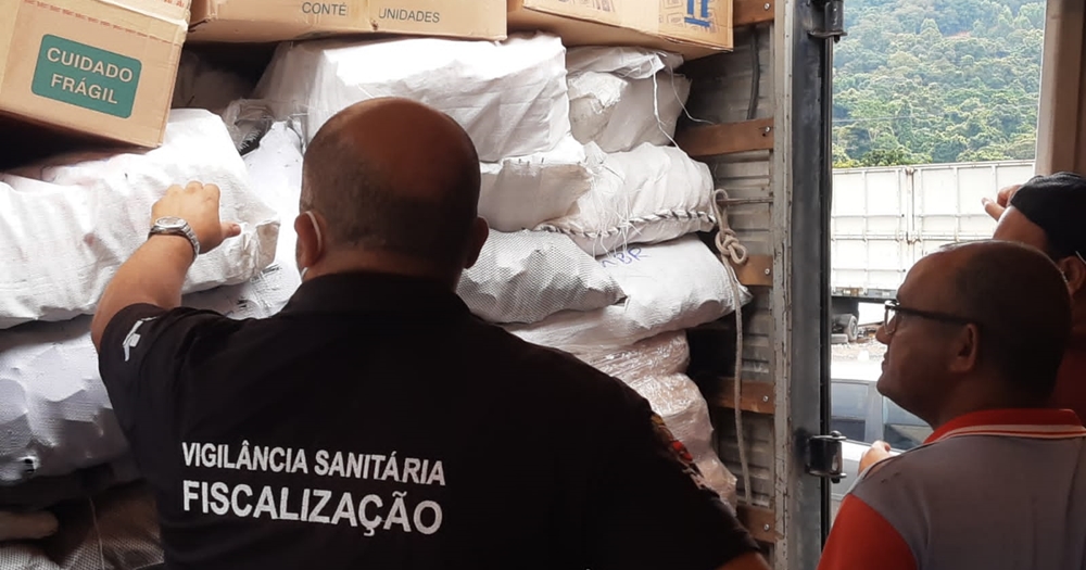 Vigilância Sanitária de Atibaia participa de inspeções importantes de caminhões
