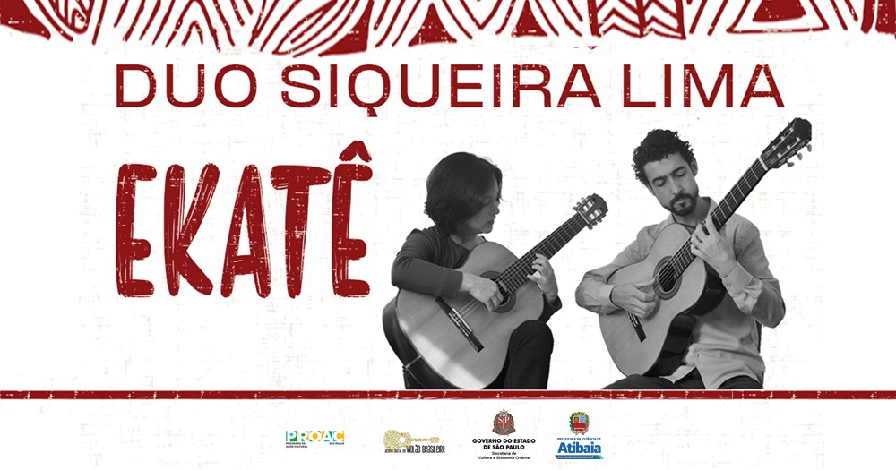 Projeto “Ekatê – Duo Siqueira Lima” se apresenta em Atibaia com música erudita contemporânea brasileira