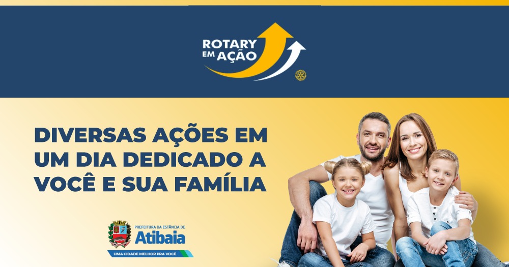 Ação do Rotary com Prefeitura de Atibaia une saúde, cidadania e entretenimento