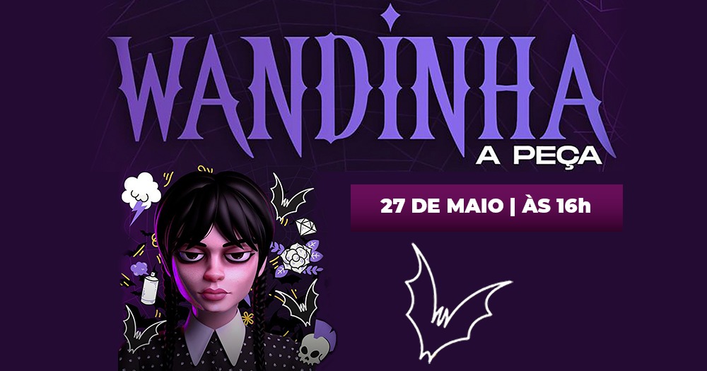 Atibaia recebe a peça teatral “Wandinha” em 27 de maio