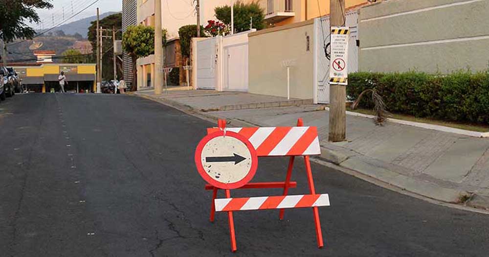Ruas próximas ao Jardim Brasil receberão mudança de sentido de tráfego em Atibaia